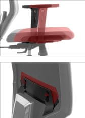 STEMA Forgó ergonomikus irodai szék ZN-805-C, alumínium talp, szinkron mechanizmus, állítható ülés (elöl - hátul) és háttámlája (fel - le), szürke
