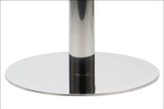 STEMA Polírozott rozsdamentes acél talp SH-3001-5/P, állítható lábak, alkalmas otthonra, irodába, szállodába és étterembe, 44,5x72,5 cm