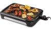 George Foreman 25850-56/GF Smokeless BBQ Grill, füst nélküli sütő, 1600W, levehető sütőlappal, Fekete