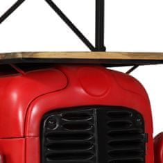 Greatstore tömör mangófa traktor borszekrény 49 x 31 x 172 cm