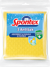 Spontex Antibak Szivacs törlőkendő 3x