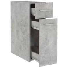 shumee betonszürke forgácslap patikaszekrény 20 x 45,5 x 60 cm