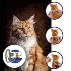 Netscroll Nyakörv, ami távol tartja a kullancsokat és bolhákat, kutyák és macskák számára, biztonság és kényelem a házi kedvencek számára, AnimalProtect-cat