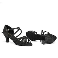 Burtan Dance Shoes Latino tánccipő Havana, fekete 5 cm, 36