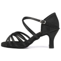 Burtan Dance Shoes Latino tánccipő Havana, fekete 7 cm, 39
