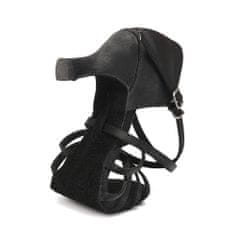Burtan Dance Shoes Latino tánccipő Havana, fekete 7 cm, 34