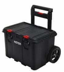 KETER Szerszámbőrönd Stack’N’Roll Mobil cart, 251493, fekete
