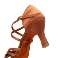 Burtan Dance Shoes Latino tánccipő Havana, bézs 7 cm, 34