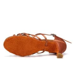 Burtan Dance Shoes Latino tánccipő Havana, bézs 7 cm, 34