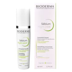 Bioderma Éjszakai bőrápoló szérum peeling hatással (Sebium Night Peel Smoothing Concentrate) 40 ml