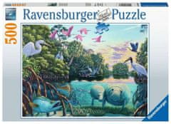Ravensburger Puzzle Moments lamantin 500 darab