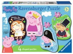 Ravensburger Puzzle Peppa Pig 4 az 1-ben (4,6,8,10 darab)