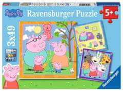 Ravensburger Puzzle Peppa Pig 3x49 darab