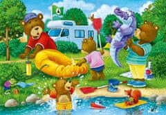 Ravensburger Puzzle Bear családi kemping 2x24 db