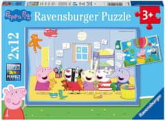 Ravensburger Puzzle Peppa Pig: Peppa kalandja 2x12 darab