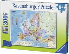Ravensburger Európa kirakós térképe XXL (francia) 200 db