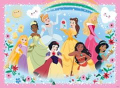 Ravensburger Disney-hercegnők csillogó puzzle: erős, gyönyörű és hihetetlenül bátor XXL 100 darab