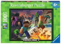 Ravensburger Minecraft puzzle: Szörnyek a Minecraft XXL-ből 100 darab