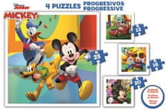 EDUCA Puzzle Miki és barátai 4 az 1-ben (12,16,20,25 darab)
