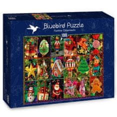 Blue Bird Puzzle karácsonyi díszek 1000 db