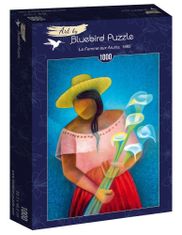 Blue Bird Puzzle Woman aronnal 1000 darab