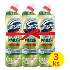 Domestos Total Hygiene Lime Fresh WC gél 3x 700 ml