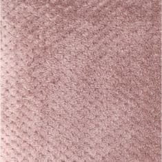 Homla NOAH Ágytakaró Rizsszemű piszkos rózsaszín 220x240 cm