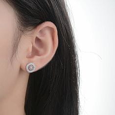 MOISS Gyönyörű ezüst fülbevaló cirkónium kővel E0002354