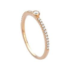 Esprit Csillogó bronz gyűrű kristályokkal ESRG008311 (Kerület 53 mm)