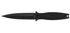 Kershaw 4007 SECRET AGENT taktikai tőr 11,2 cm, teljesen fekete, GFN, műanyag tok