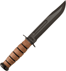 KA-BAR® KB-1217 USMC harci kés 17,8 cm, bőr, bőr hüvely