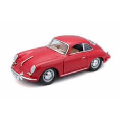 BBurago 1:24 Porsche 356B Coupe (1961) piros