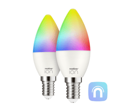 Niceboy ION COLOR Smart LED izzó E14 5,5W színes és fehér, szabályozható 2db