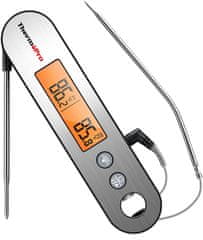 ThermoPro TP-610 digitális konyhai hőmérő, ezüst