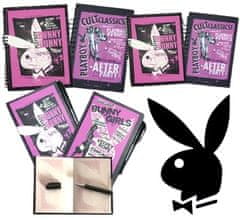 PARFORINTER 3 darabos Playboy fekete és málnás jegyzetfüzet készlet