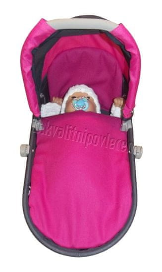 PARFORINTER Babakocsi takaró babáknak Mély rózsaszín 27x40, 25x20 cm