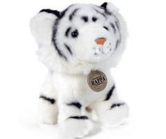 PARFORINTER plüss tigris fehér ülő, 18 cm