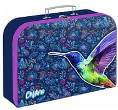Karton P+P Laminált bőrönd, 34 cm, Kolibri