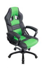 BHM Germany Pedro irodai szék, fekete/zöld