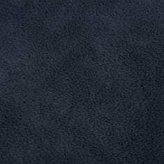 Greatstore sötétszürke vászon hatású kutyaágy 110,5 x 80,5 x 26 cm