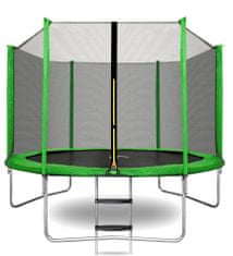 aGa SPORT TOP trambulin 305 cm világoszöld + védőháló + létra