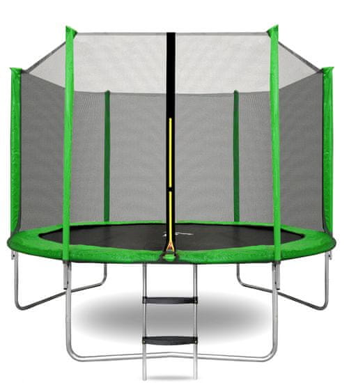 aGa SPORT TOP trambulin 250 cm Világoszöld + védőháló + létra
