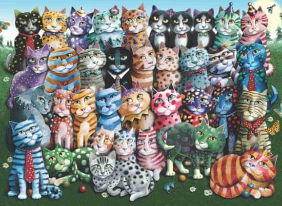 AnaTolian Puzzle Cat családi összejövetel 1000 db