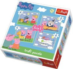 Trefl Puzzle Peppa Pig 4 az 1-ben (35,48,54,70 darab)