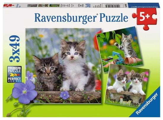 Ravensburger Puzzle Kiscicák 3x49 darab