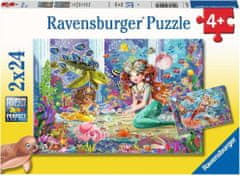 Ravensburger Puzzle sellők 2x24 darab