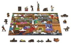 Wooden city Fa puzzle Édes kaland 2 az 1-ben 400 darab ECO