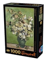 D-Toys Puzzle Rose egy 1000 darabos vázában