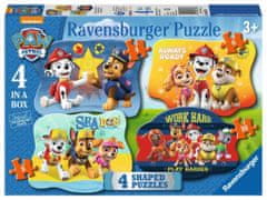 Ravensburger Puzzle Paw Patrol 4 az 1-ben (4,6,8,10 darab)