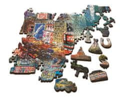 Trefl Wood Craft Origin puzzle Collage New York 1000 darab